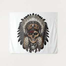 Tapiz Calavera tribal