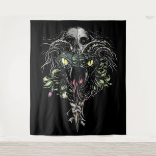 Tapiz Calavera y serpiente