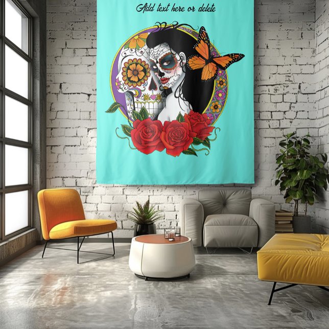 Tapiz Calaveras de Azúcar Art Nouveau (Subido por el creador)