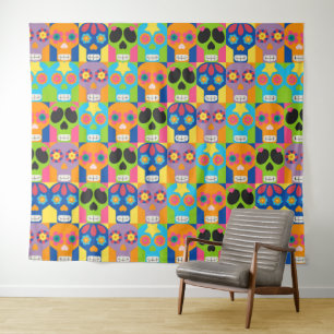 Tapiz Calaveras Elegantes
