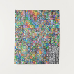 Tapiz Calendario de pintado colorido y único de 2021