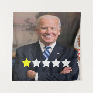 Tapiz Calificación de aprobación del presidente Joe Bide