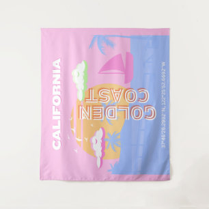 Tapiz California, Travel Art, Preppy