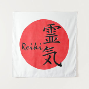Tapiz Caligrafía De Reiki Y Palabra 1