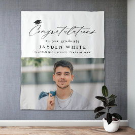 Tapiz Caligrafía moderna Fiesta de graduación de fotogra