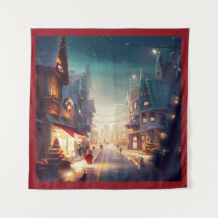 Tapiz Calle 2 de la ciudad de los navidades