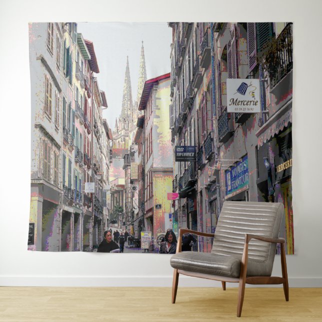 Tapiz Calle de Bayona (In situ (horizontal))