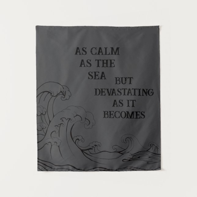 Tapiz Calma como el Mar (Anverso)