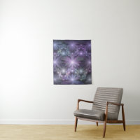 Cama de flores arte abstracto fractal brillante de