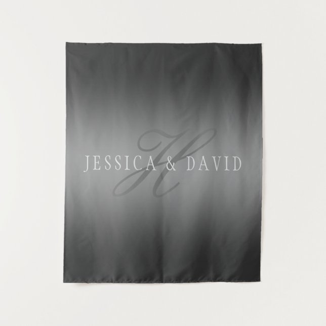 Tapiz Cambiar Gradualmente el degradado Gris Cualquier n (Anverso)