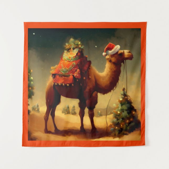 Tapiz Camello 1 de los navidades (Anverso)