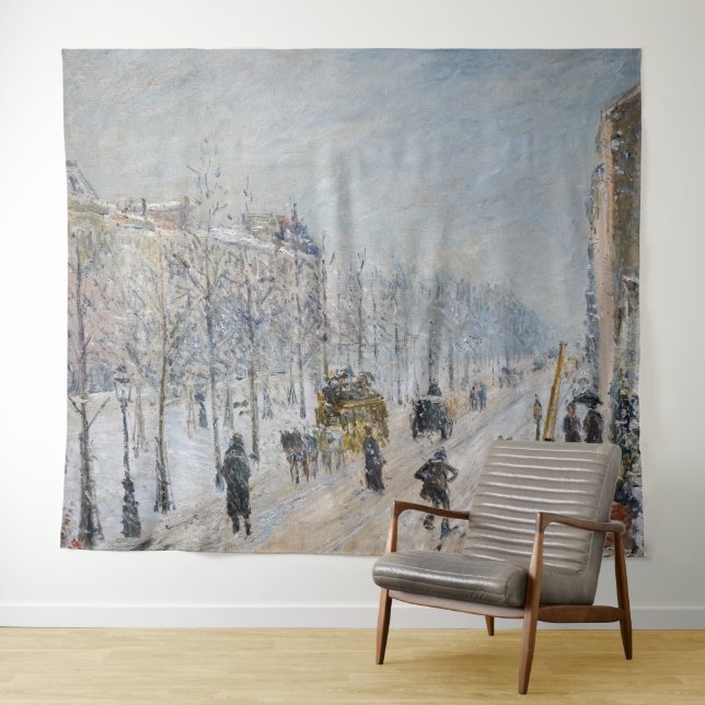Tapiz Camille Pissarro - Bulevares Exteriores, Efecto de (In situ (horizontal))