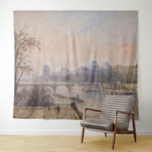 Tapiz Camille Pissarro - El Sena y el Louvre