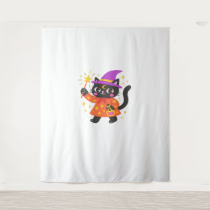 Tapiz Camiseta Celestial Kitty Witch Classic