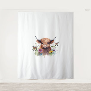 Tapiz Camiseta Clásica de Cow para bebés en Highland