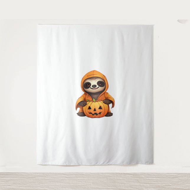 Tapiz Camiseta Clásica de Halloween (Anverso)