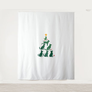Tapiz Camiseta de árbol de Navidad para perros - Navidad