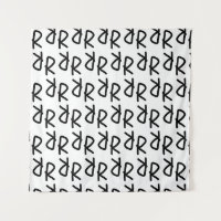 Camiseta de arte de línea simétrica R, Ab de garab