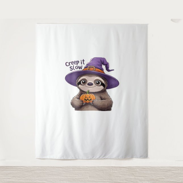 Tapiz Camiseta de Halloween con espuma suave - Lenta P (Anverso)
