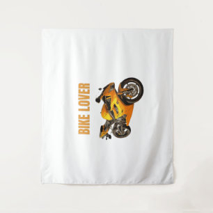 Tapiz Camiseta de Motocicleta para Amante de Bicicletas