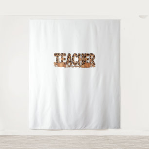 Tapiz camiseta sobredimensionada del profesor