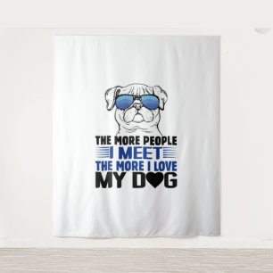 Tapiz Camisetas de perros Personalizado de perros con ca