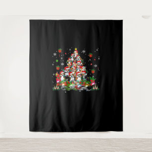 Tapiz Camisetas Divertidas De Navidad Beagle Árbol De Na