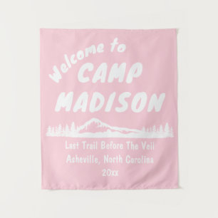Tapiz Camp Bridal Shower Bach Mountain Light Prop Rosa