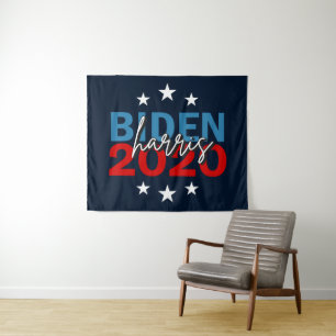 Tapiz Campaña electoral Biden Harris 2020 Fondo azul
