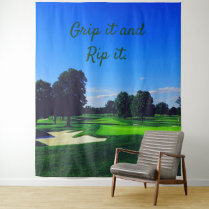 Tapiz Campo de Golf Agárralo y Rómpelo