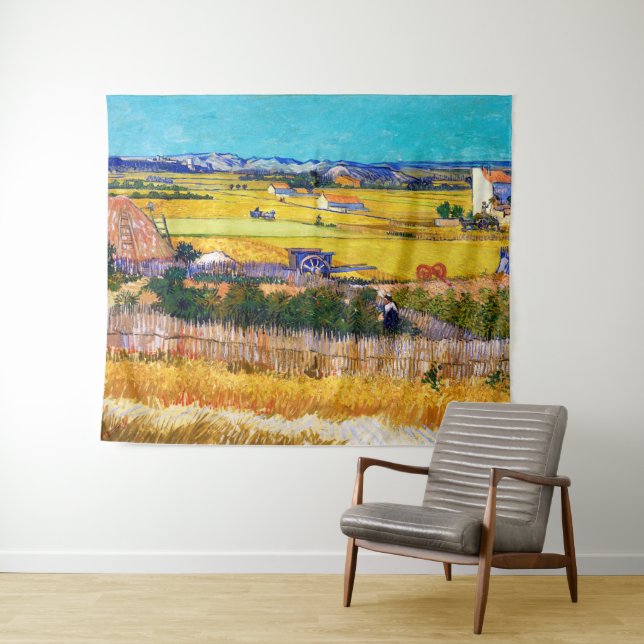 Tapiz Campo otoñal, Van Gogh (In situ (horizontal))
