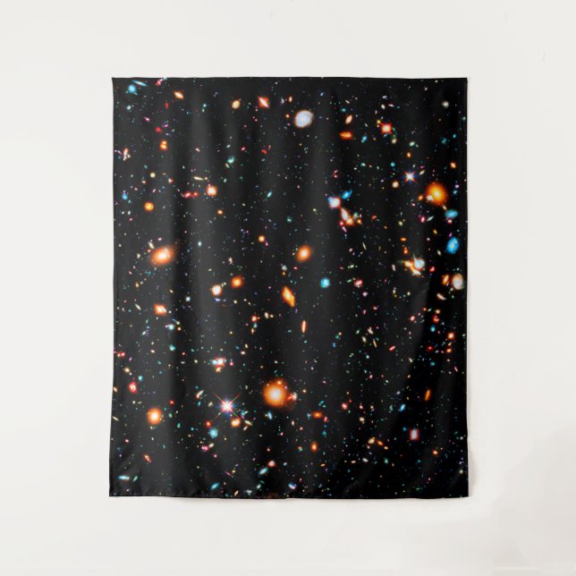 Tapiz Campo Profundo Extremadamente Grande de Hubble (Anverso)
