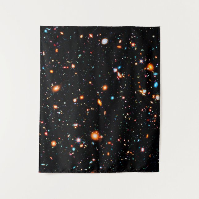 Tapiz Campo Profundo Extremo Hubble Medio (Anverso)