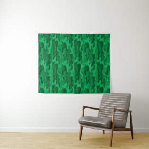 Tapiz Camuflaje monocromo verde español