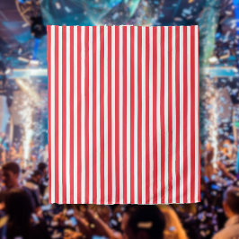 Tapiz Caña de Caramelo Rojo y Blanco Rayado Horizontal S