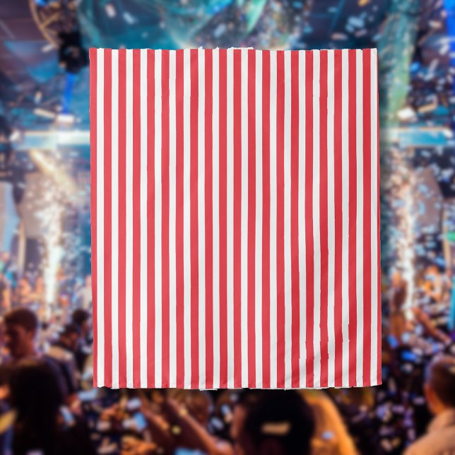 Tapiz Caña de Caramelo Rojo y Blanco Rayado Horizontal S (Subido por el creador)