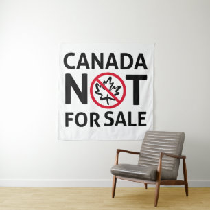 Tapiz CANADÁ no está a la venta Libertad canadiense Oh