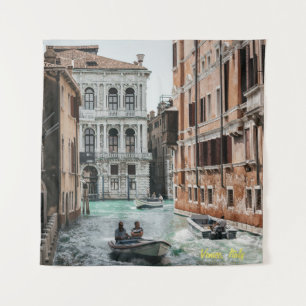 Tapiz Canal de Barco de Venecia