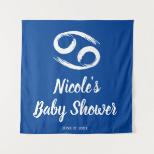 Tapiz CANCER Zodiac Junio Fiesta de Astrología de Julio 