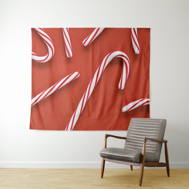 Tapiz Candy Canes (In situ (horizontal))