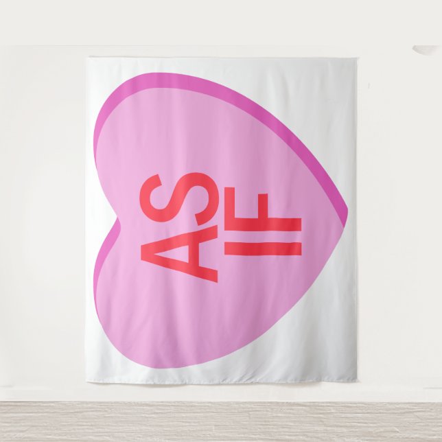 Tapiz Candy Heart - COMO SI (Anverso)