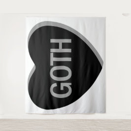 Tapiz Candy Heart - Gótico