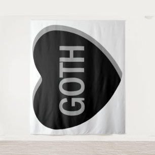 Tapiz Candy Heart - Gótico