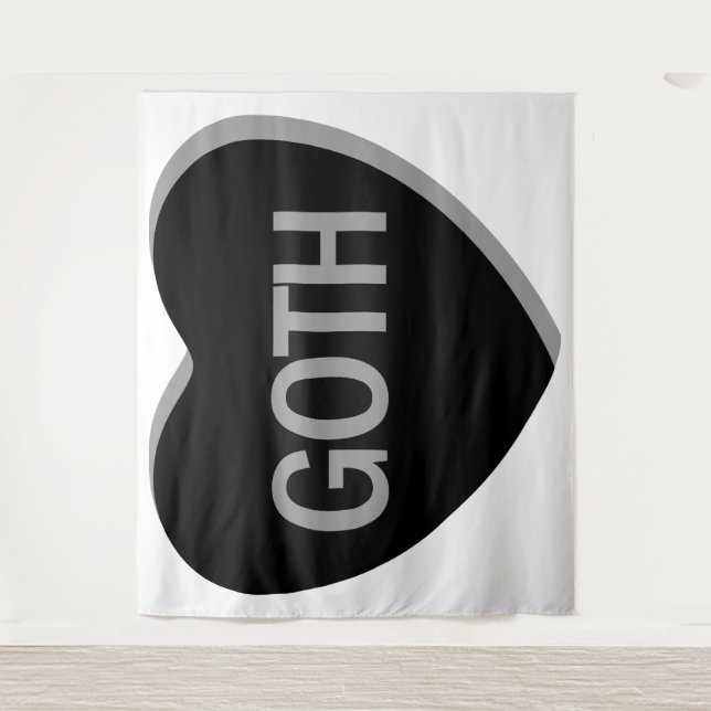 Tapiz Candy Heart - Gótico (Anverso)