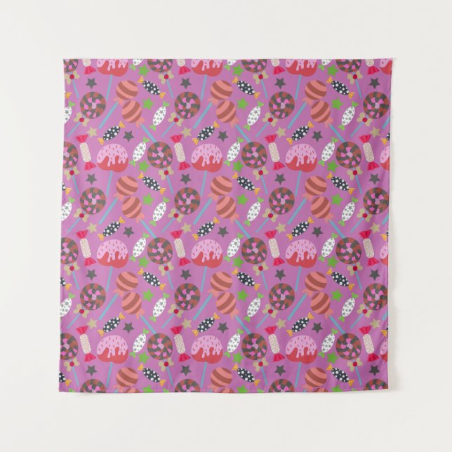 Tapiz Candy pattern | Lollies pattern | lollipop 19 (Anverso)