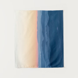 Tapiz capas de niebla mágica de la puesta de sol