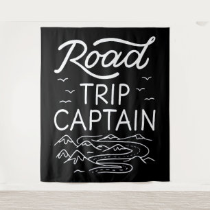 Tapiz Capitán de viaje en carretera I - Vacaciones de ca