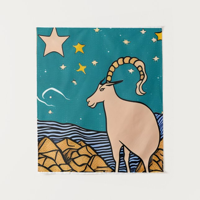 Tapiz Capricornio (Anverso)