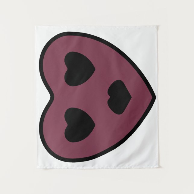 Tapiz Cara de corazón (Anverso)