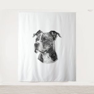 Tapiz Cara de perro de Pitbull